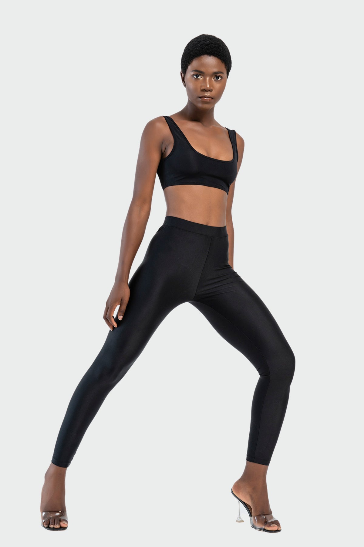 Shiny Black Footed Spandex Leggings. Material: 80% Nylon 20% Lycra. £20.99  | Spandex leggings, Lycra spandex, Shiny leotard