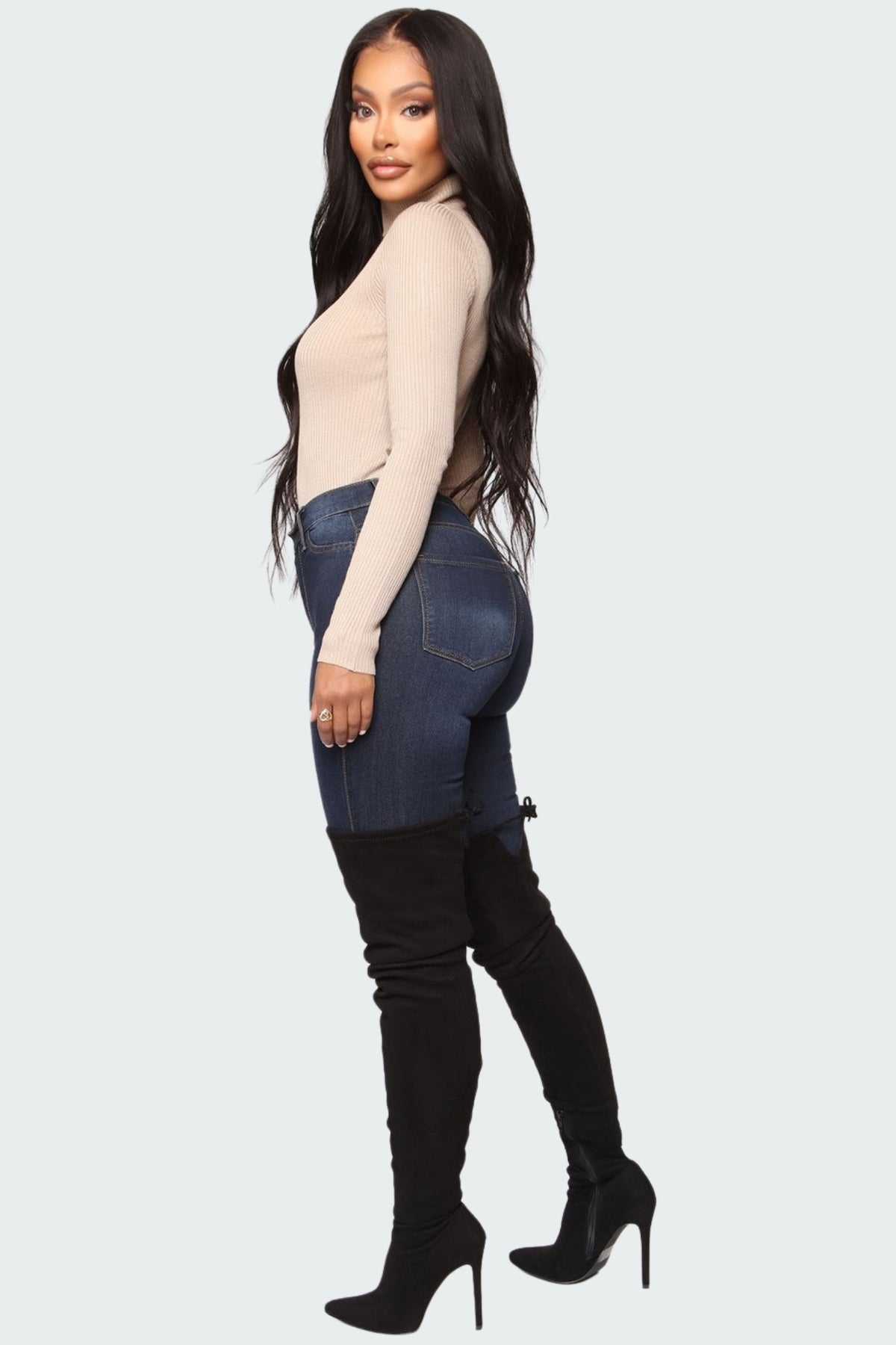 Classic Mid Rise Skinny Jeans